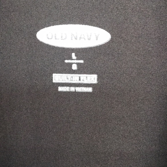 Old Navy Black Large Flex Polo - Picture 2 of 2